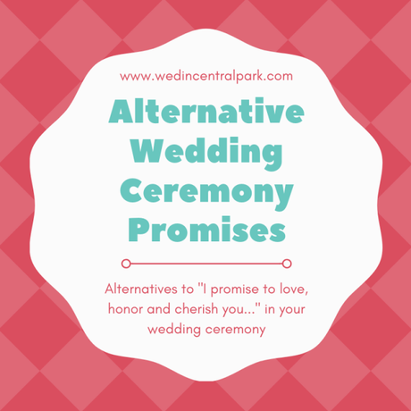 Alternative Wedding Ceremony Promises