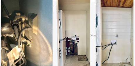 my dark little laundry room transformation! my dark little laundry room transformation!