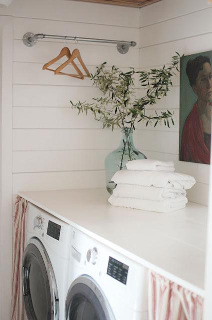 my dark little laundry room transformation! my dark little laundry room transformation!