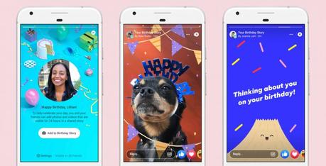 Facebook adds shared digital birthday cards to Stories