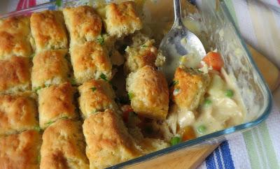 Creamy Chicken & Butter Biscuits