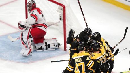 Hurricanes lose grip on Game 1 as Bruins capitalize on power play