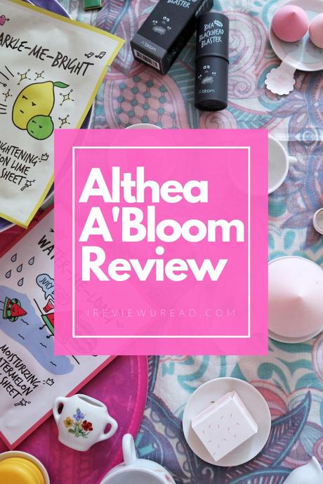 Althea A’Bloom Product Range Review