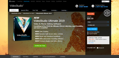 Corel VideoStudio Ultimate 2019