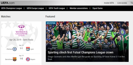 UEFA.com - Watch Champions League Online