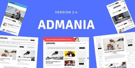 Admania WordPress Adsense Theme