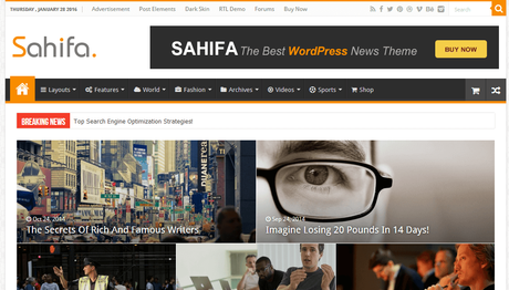 Sahifa Adsense WP-theme