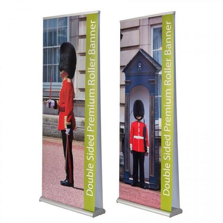 double-sided premium roller banner