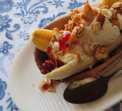 Churro Banana Splits