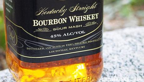 Details of the label of the whiskey