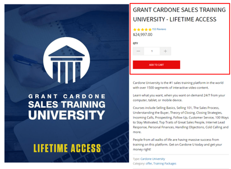 Grant Cardone Sales Training University Review 2019: Good Or Bad?? [TRUTH]