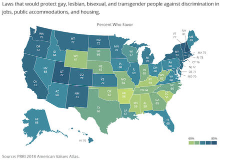 Most Oppose Discrimination Against The LGBT Community