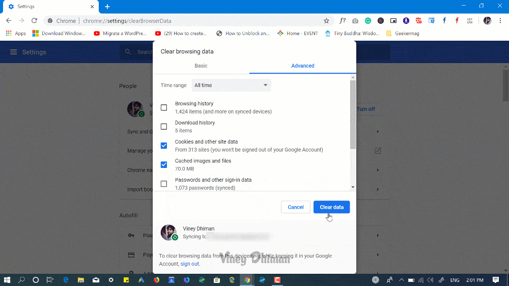 Here’s How to Fix Chrome v74 not Deleting Browsing Data Here's how to Fix Chrome v74 not Deleting Browsing Data