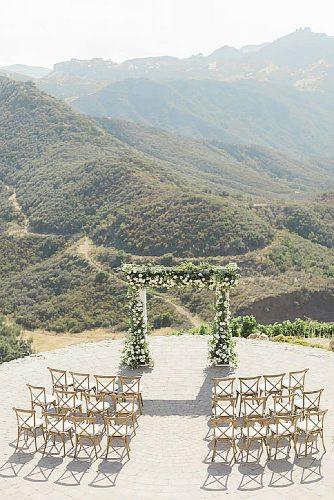 intimate wedding guest seating wedding ceremony