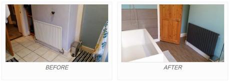 Bathroom b and a