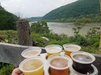 Harpers Ferry Brewing - Overlooking the Potomac and Maryland Heights