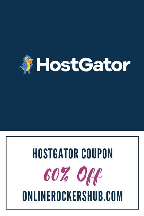 Hostgator Coupon: 60% off on Hosting + $4.99 on select domains