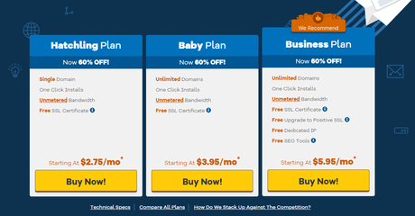 hostgator shared hosting price