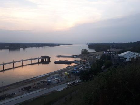 Piątkowe Picie: My Favourite Bars and Cafes in Płock, Poland Sunset by the Wisła River in Płock, Poland