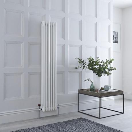 Milano Windsor white column radiator.