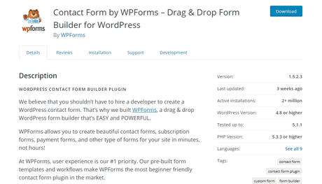 WPForms lite Plugin