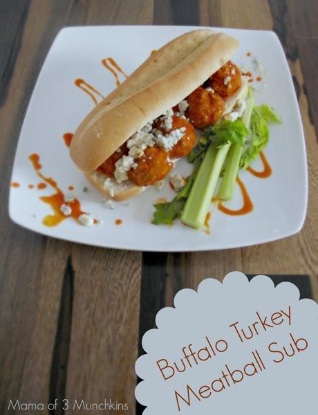 Buffalo Turkey Meatball Sub