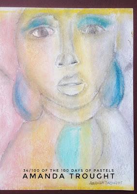 100 Day Project - 100 Pastel Sketches 33 - 40