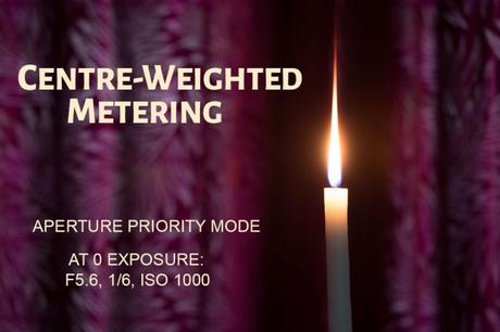 Centre Weighted Metering Mode Example