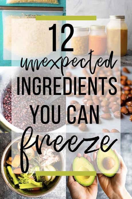 collage image 12 Ingredients you Could be Freezing