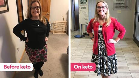 What active Katy gained by going on the keto diet