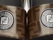 Floss Slide: Fendi Brown Logo Slides