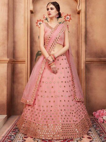 salmon-pink-faux-georgette-party-embroidered-lehenga-choli