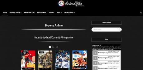 animevibe - anime streaming sites