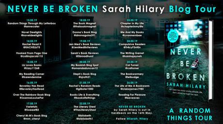 Blog Tour – Never Be Broken (DI Marnie Rome #6) – Sarah Hilary