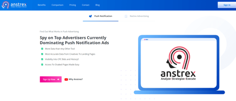 Anstrex Push Notifications Ads Review 2019: Try This New Push Ads