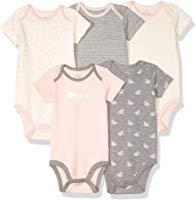 Baby Set of 5 Organic Short-Sleeve Bodysuits