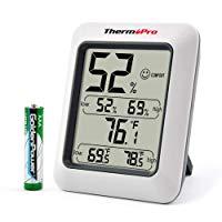 ThermoPro TP50 Digital Hygrometer Indoor Thermometer