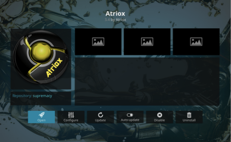 Atriox - best kodi addons for live tv