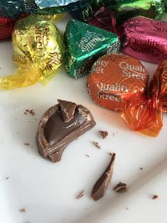 Quality Street Chocolate Caramel Brownie replacing Toffee Deluxe!