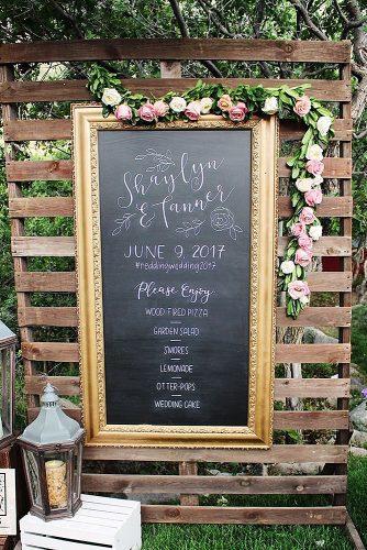 wedding signs old vintage frame chalkboard