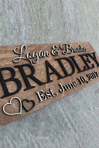 wedding signs wooden stylish wedding sign