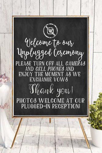 wedding signs chalkboard navy wedding ceremony sign