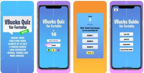 vbucks quiz for fortnite