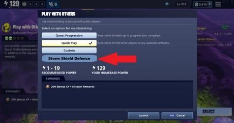 storm shield missions fortnite