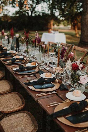 wedding table settings outdoor wedding table setting