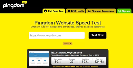 Most Popular Website Speed Test Tools (2019) pingdom
