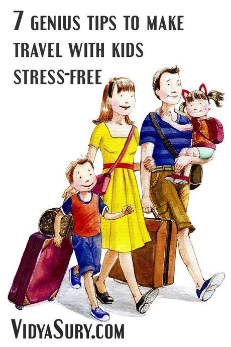 How to enjoy stress free travel with kids