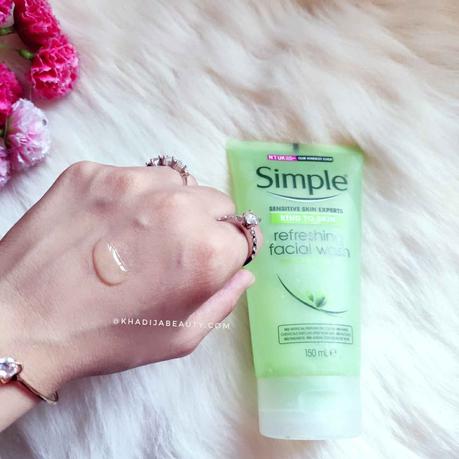 Simple Refreshing facial wash Review| You would love to try Simple Refreshing facial wash Review