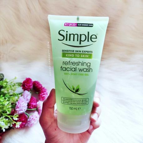 Simple Refreshing facial wash Review| You would love to try Simple Refreshing facial wash Review