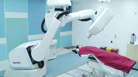Zero knife radiosurgery for tumours using the cyberknife robotics
